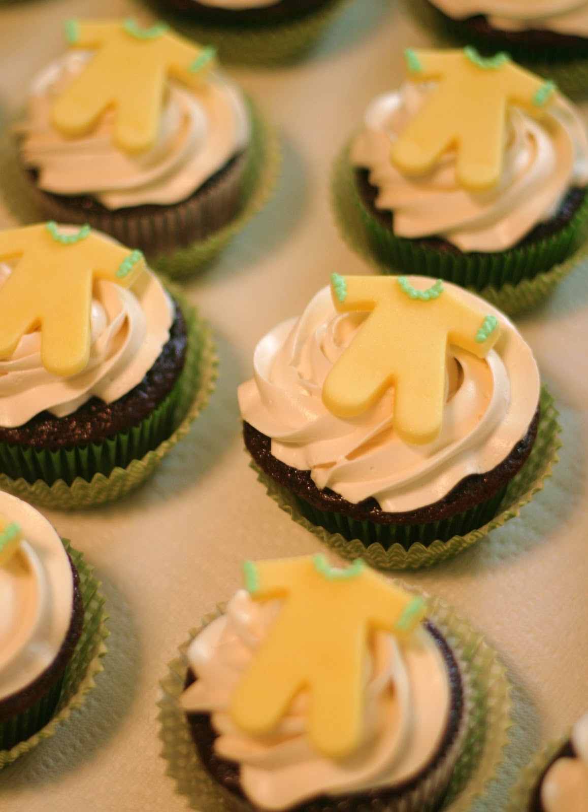 Gender-Neutral Baby Shower Cupcake Toppers