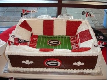 Georgia Bulldogs Birthday Cake