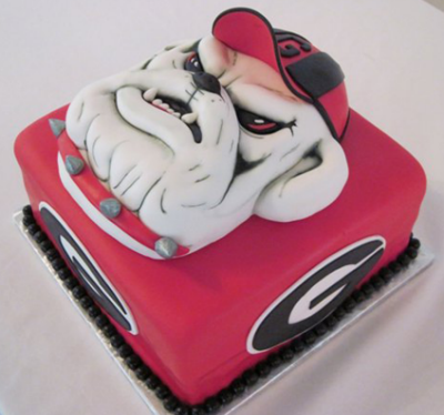 Georgia Bulldogs Grooms Cake