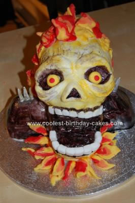 Ghost Rider Birthday Cake