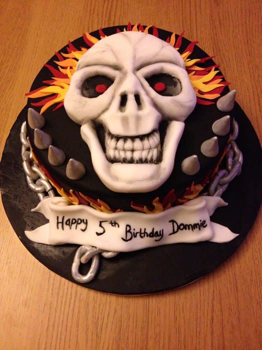 Ghost Rider Cake