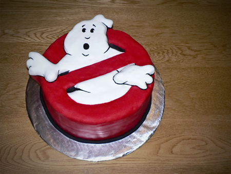 Ghostbusters Happy Birthday Cake