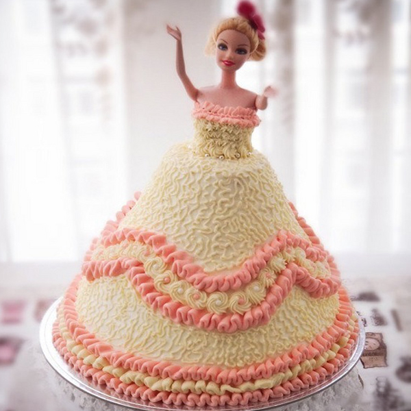 Girls Princess Birthday Cake