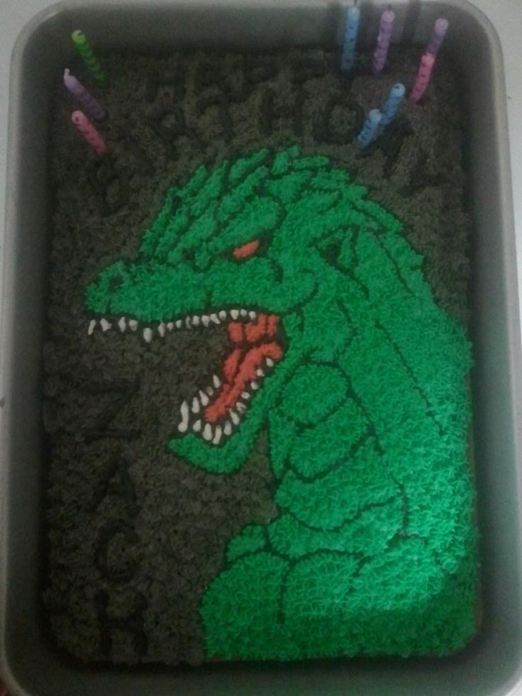 Godzilla Cake