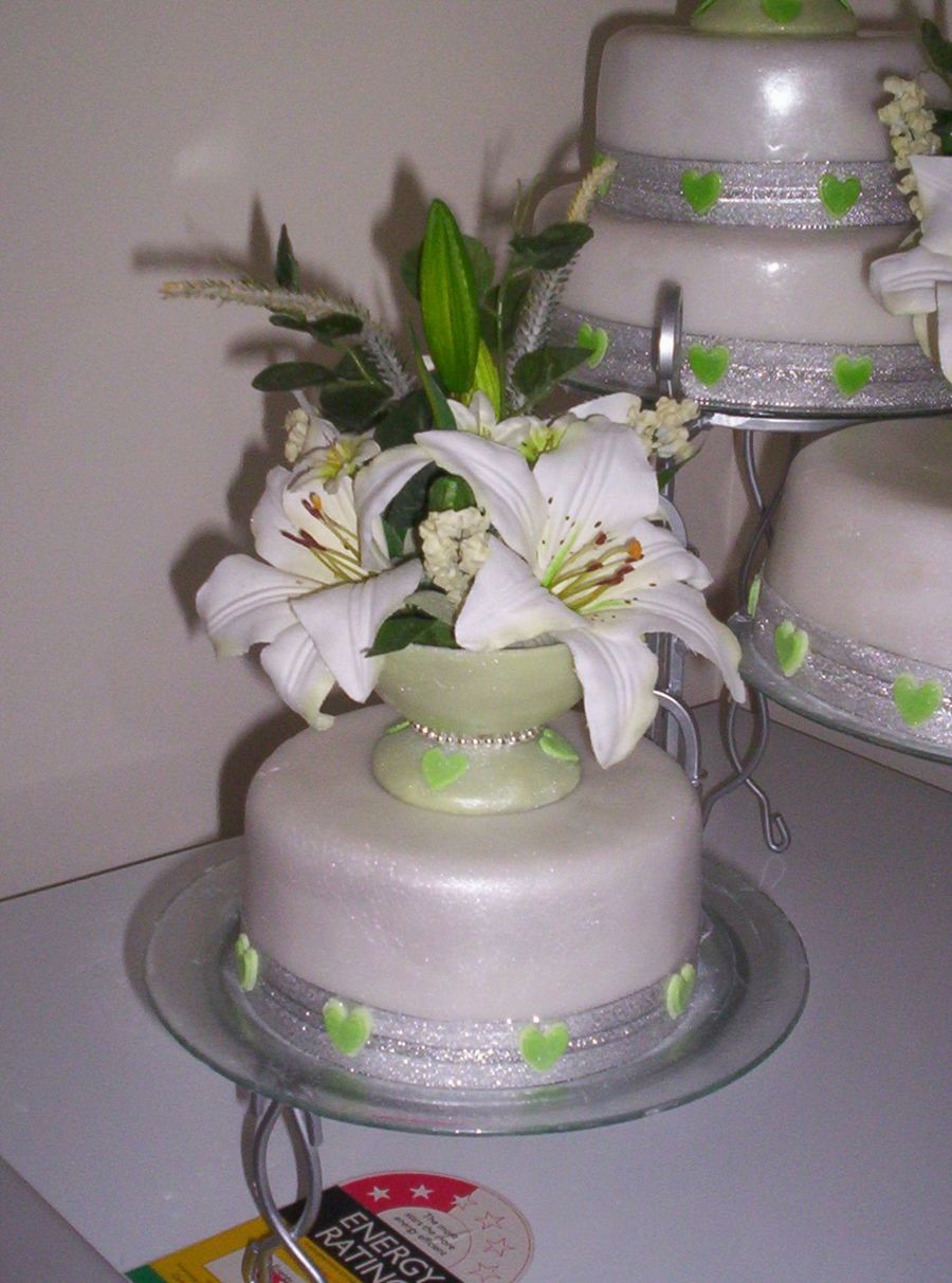 Green and Silver Wedding