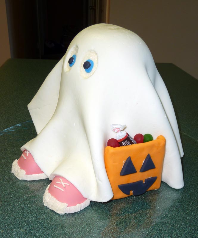 Halloween Ghost Birthday Cake