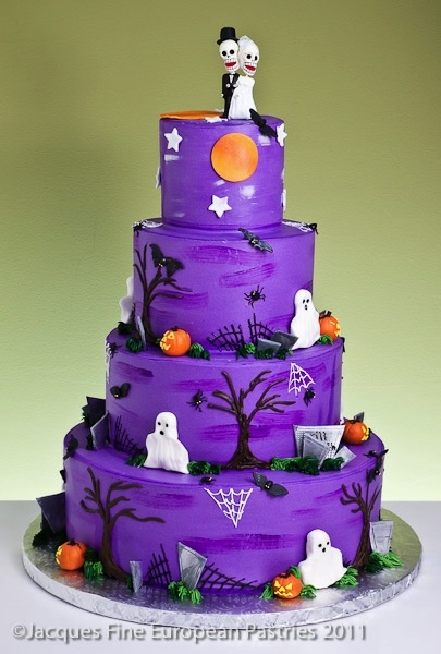 Halloween Theme Wedding Cakes