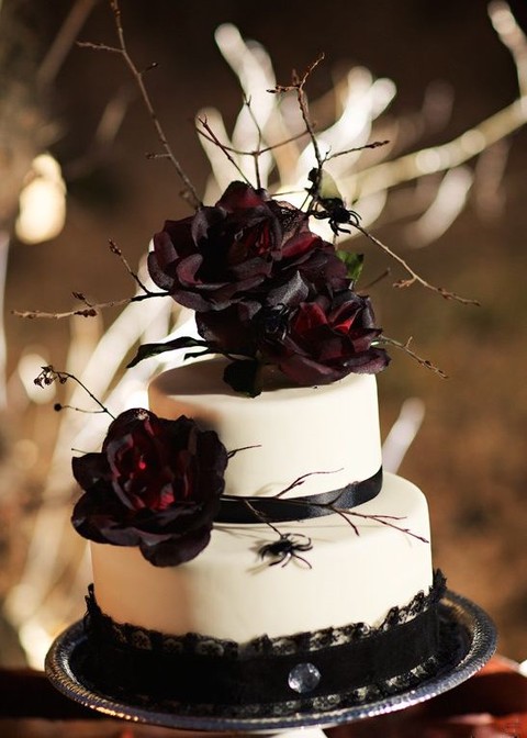 Halloween Wedding Cake