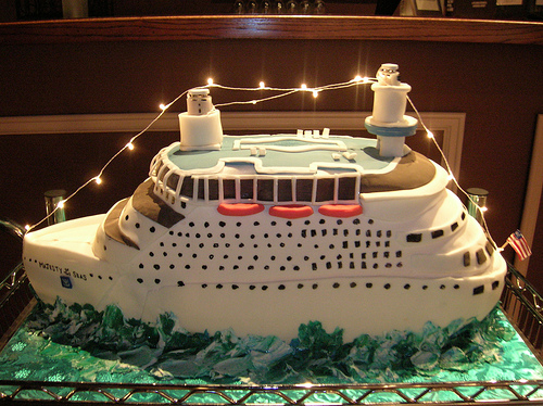 Happy Birthday Cake Cruise Ship