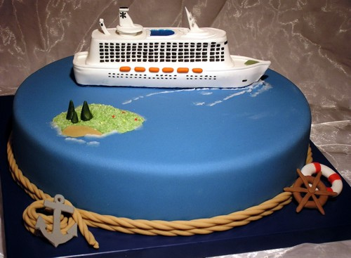 Happy Birthday Cake Cruise Ship