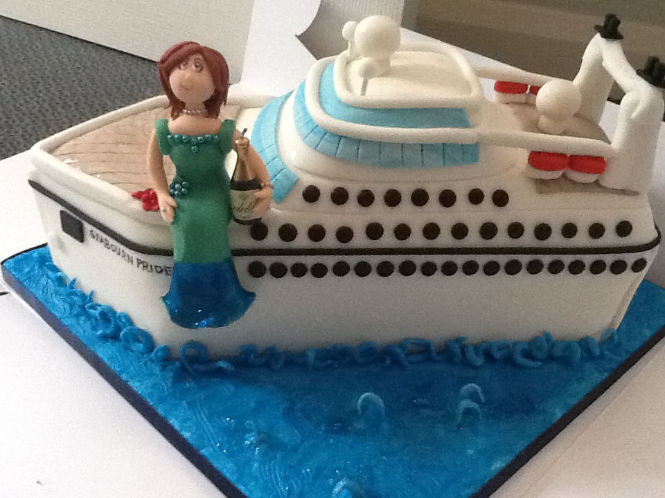 Happy Birthday Cake Cruise Ship