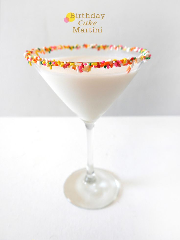 Happy Birthday Cake Martini