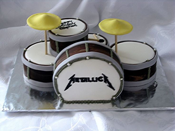 Happy Birthday Drum Cake