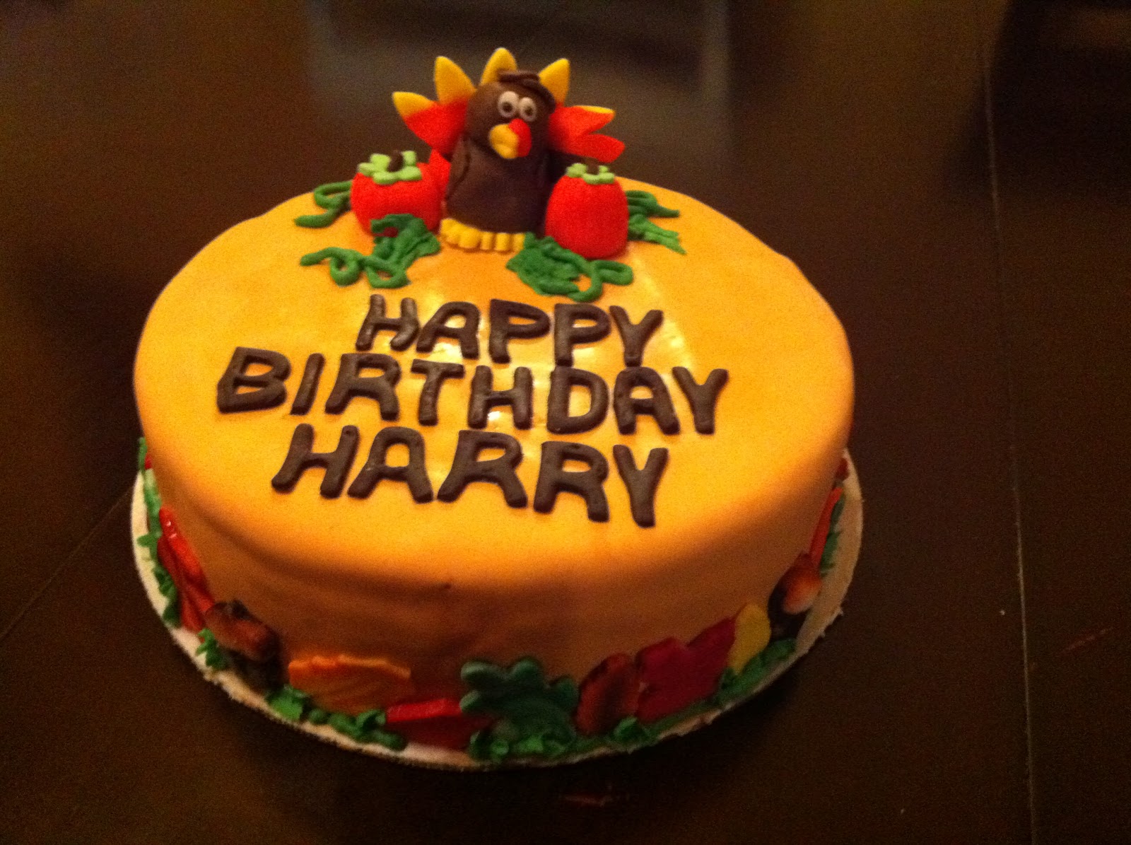 Happy Birthday Harry Cake