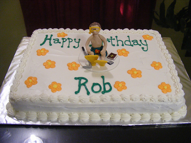 Happy Birthday Rob Cake