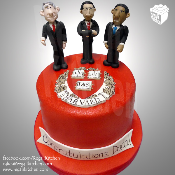 Harvard Graduation Cake