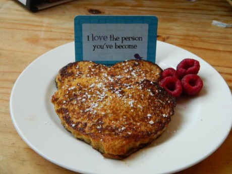 Heart Shaped Pancakes