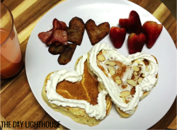 Heart Shaped Pancakes