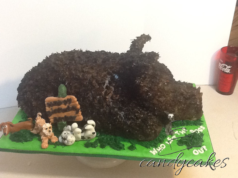 Hog Hunting Birthday Cake