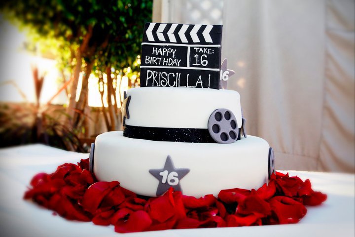 Hollywood Birthday Cake