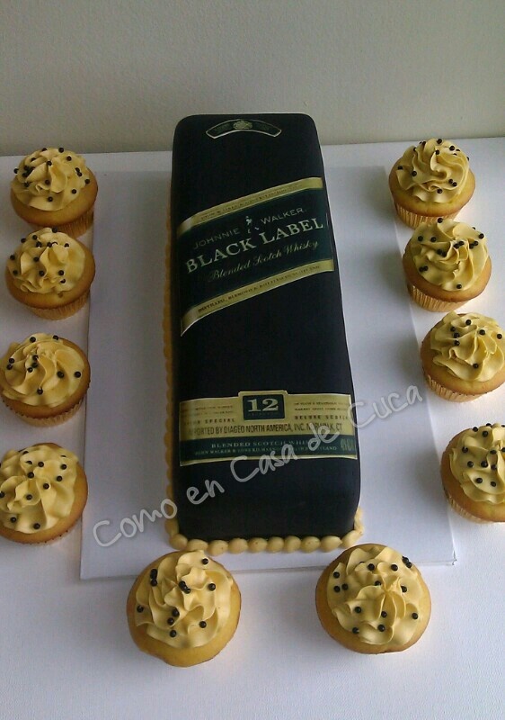 Johnny Walker Black Label Cake