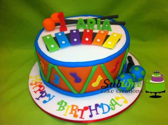 Kids Musical Birthday Cake