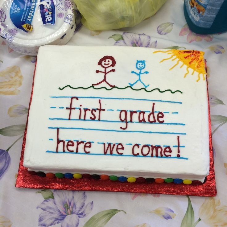 Kindergarten Graduation Cake Idea