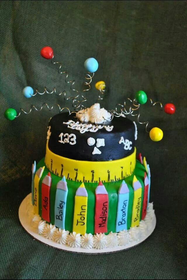 Kindergarten Graduation Cake