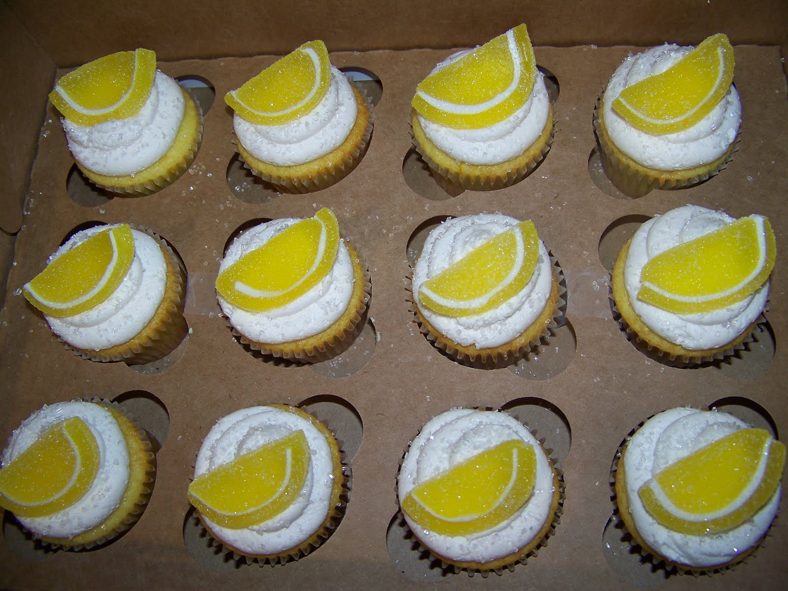 Lemon Themed Cupcakes