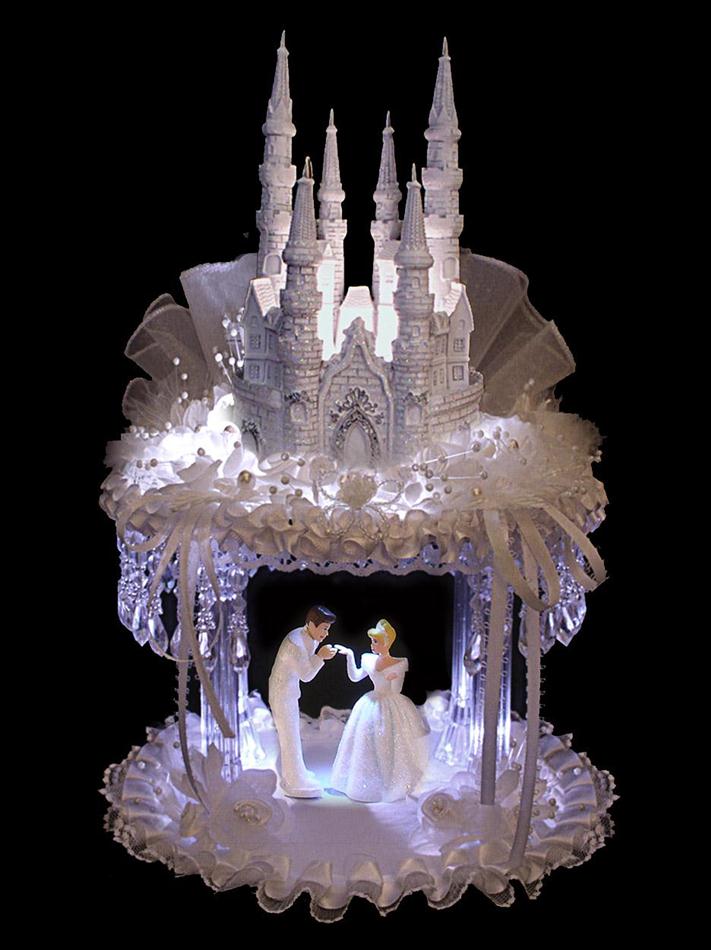 Lighted Cinderella Castle Cake Topper