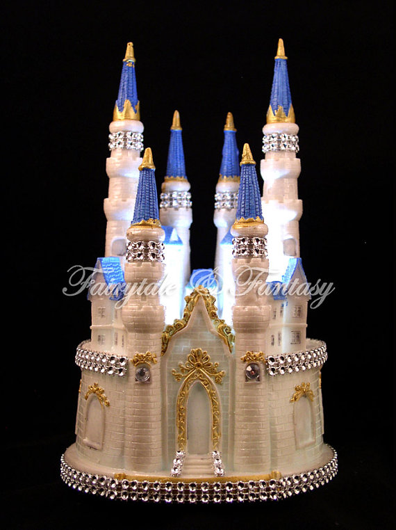 Lighted Cinderella Castle Cake Topper