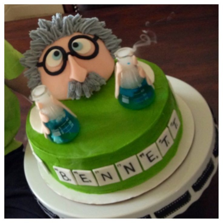 Mad Science Birthday Cake