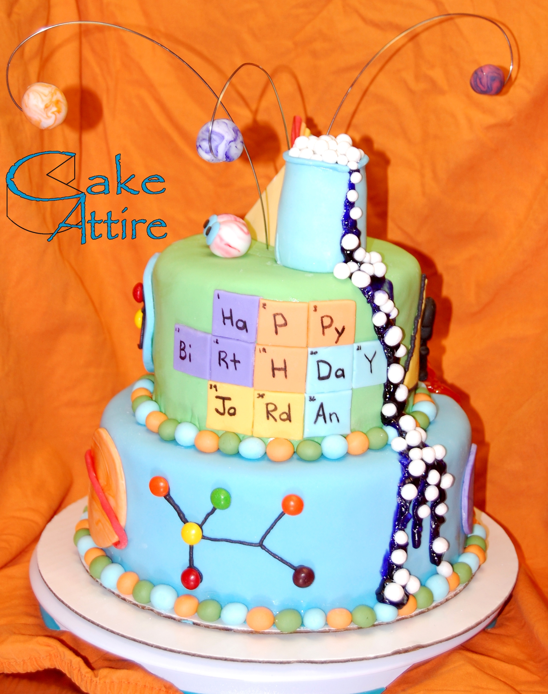 Mad Science Birthday Cake