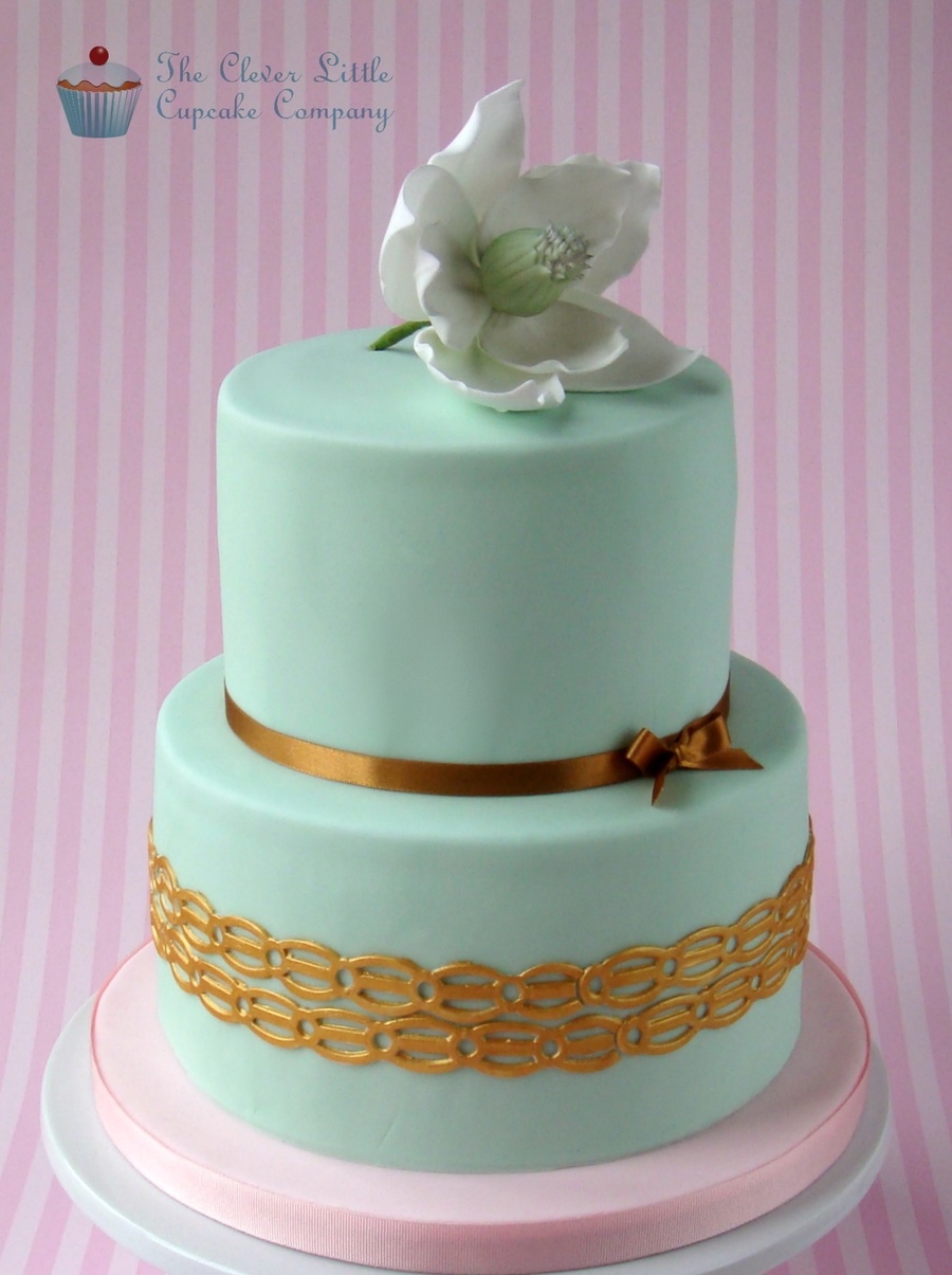 Magnolia Wedding Cake