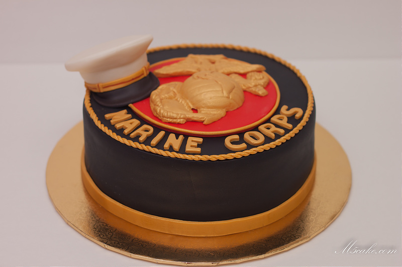 Marine Corps Birthday Cake