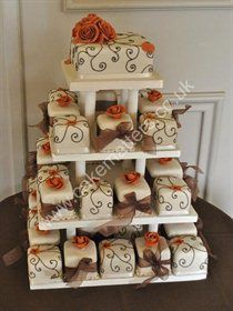 Mini Square Wedding Cakes