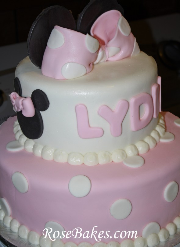 Minnie Mouse 1st Birthday Cake