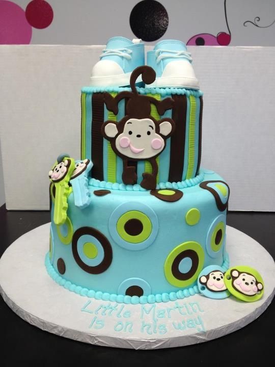 11 Photos of Monkeys Cute Baby Boy Cakes