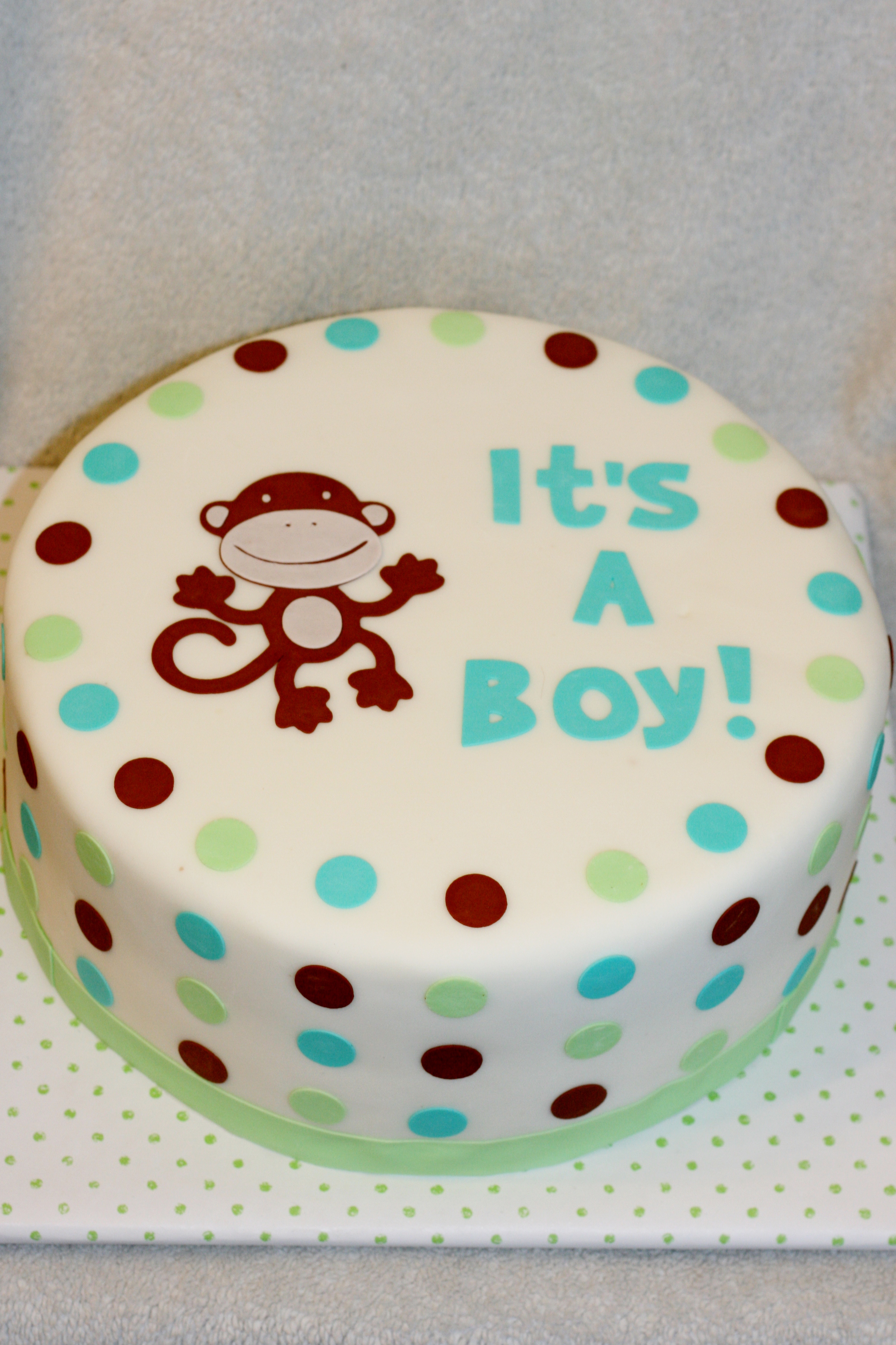 Monkey Baby Shower Cake Ideas