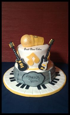 Musical Instrument Birthday Cake