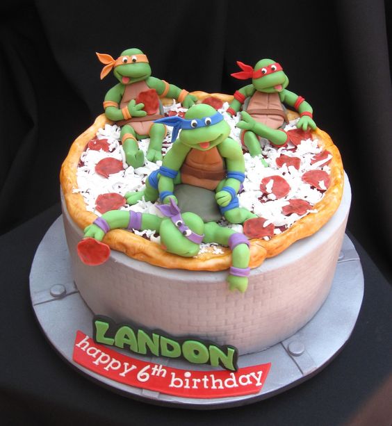 Ninja Turtle Birthday Cake Ideas