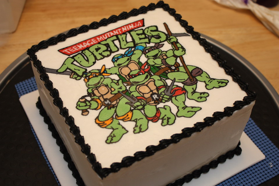 Ninja Turtle Birthday Cake