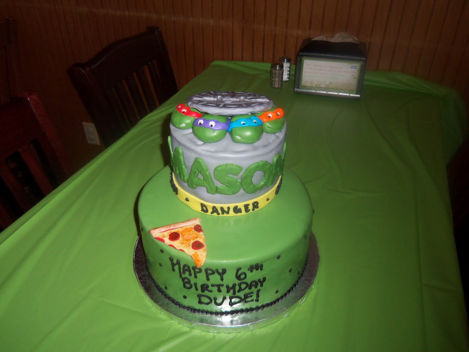 Ninja Turtle Birthday Cake