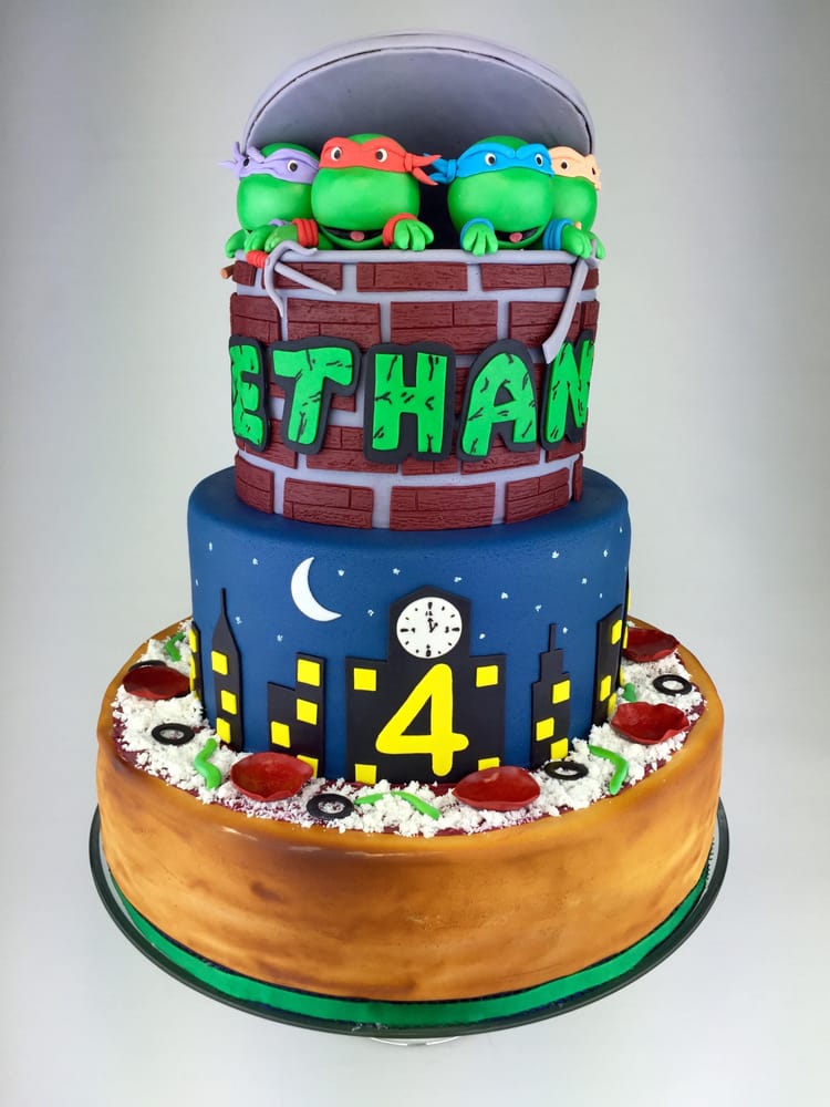 Ninja Turtles Layer Cake