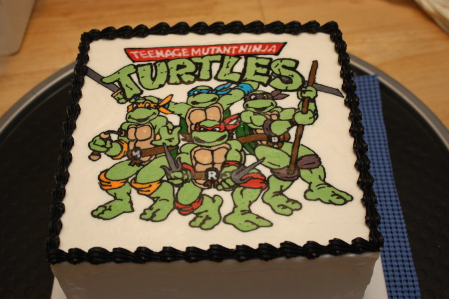 12 Photos of TMNT Buttercream Cakes