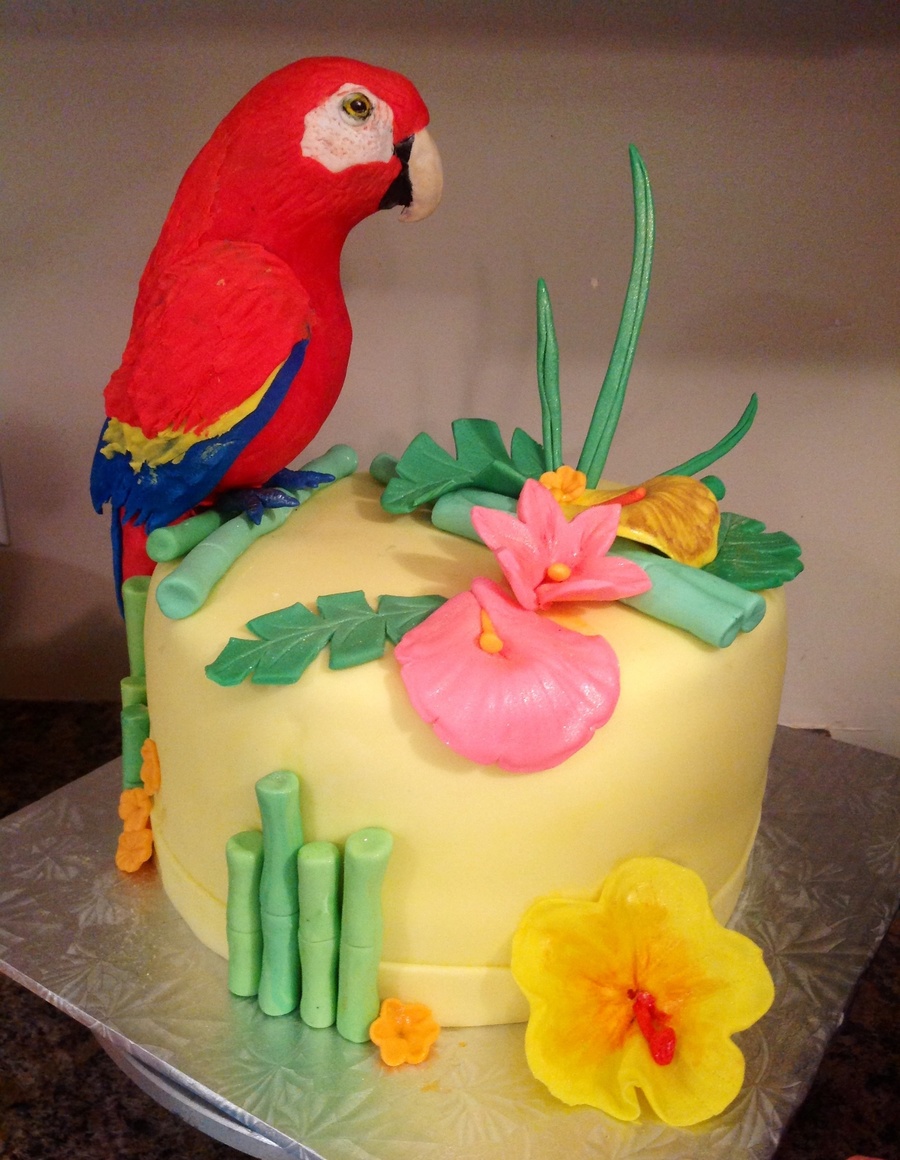 Parrot Birthday Cake