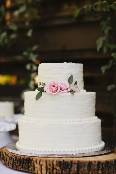 Pastel Romantic Wedding Cake