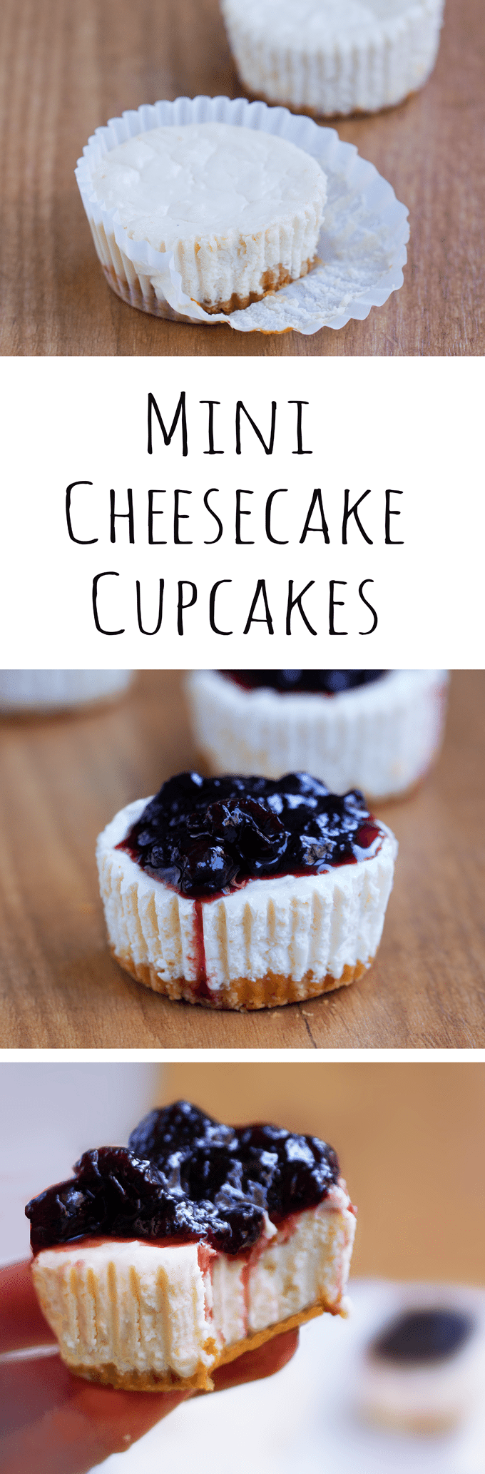 Plain Mini Cheesecake Cupcakes