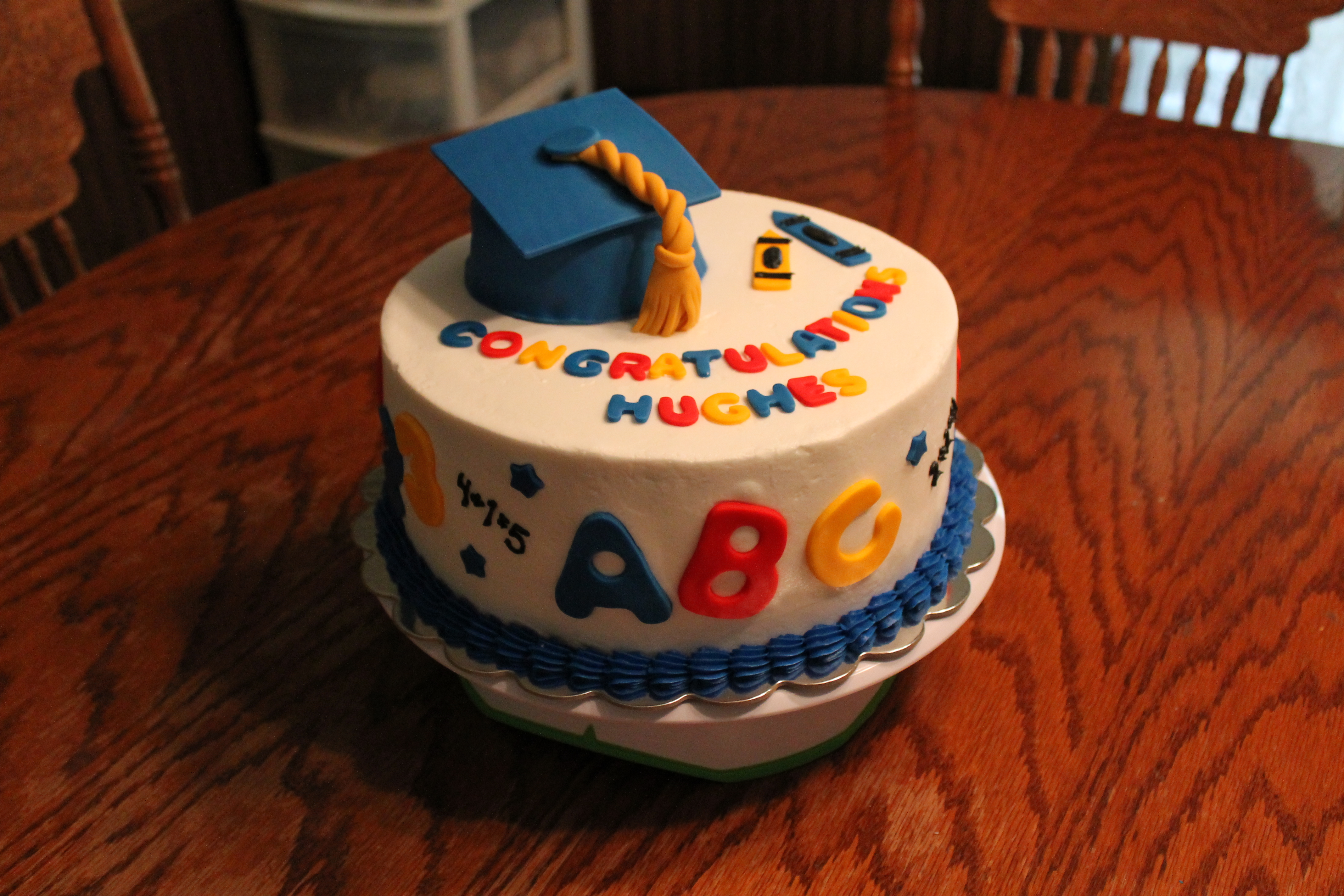 Preschool Graduation Cake