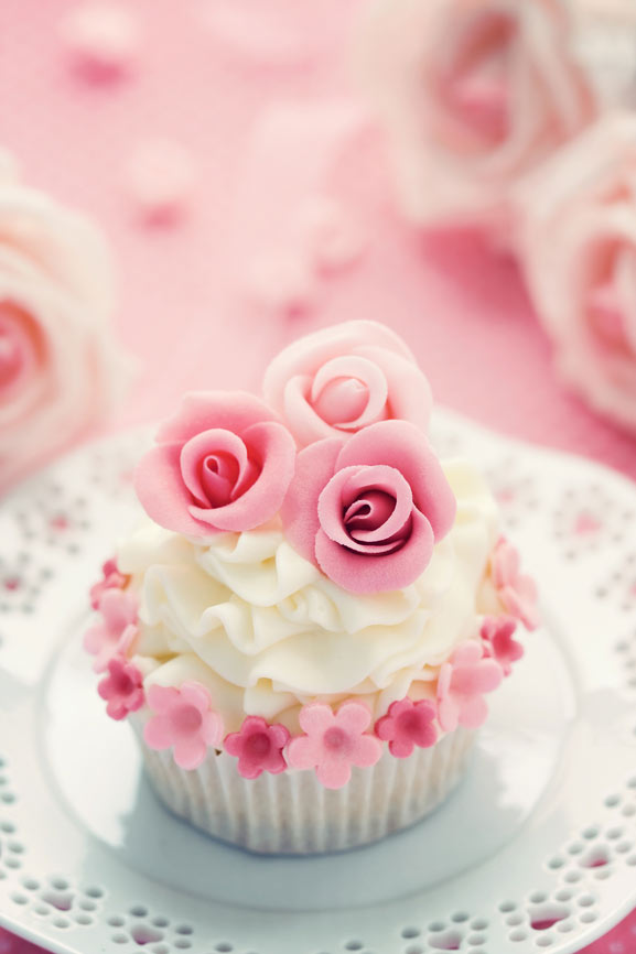 Pretty Pink Cupcakes Roses